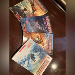 adidas Blue and White Snow Scene Paperback Cover